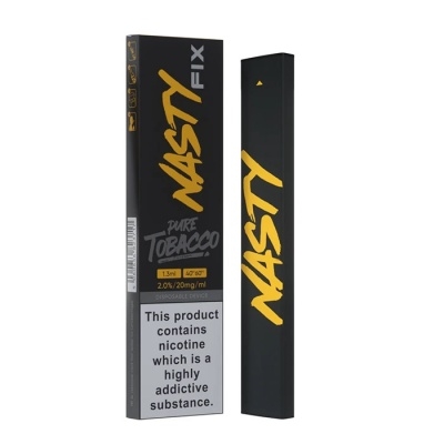 Купить Nasty Fix - Pure Tobacco (Табак), 300 затяжек, 50 мг (5%)