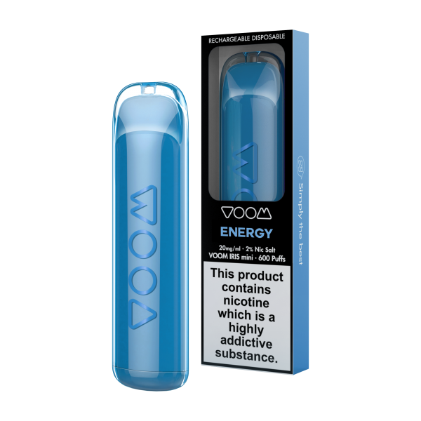 Купить Voom - Energy (Энергетик) 600 затяжек, 20 мг (2%)