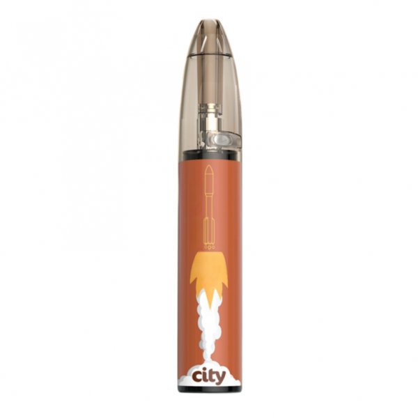 Купить City Rocket - СпэйсХ (Малина, Виноград), 4000 затяжек, 18 мг (1,8%)