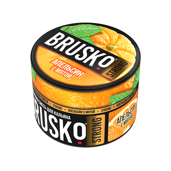 Купить Brusko Strong - Апельсин с Мятой 50г