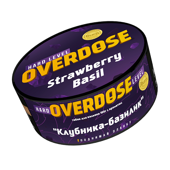 Купить Overdose - Strawberry Basil (Клубника-Базалик) 100г