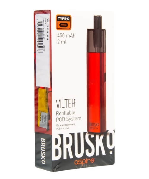 Купить Brusko Vilter 450 mAh 2мл (Красный)