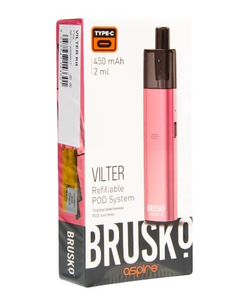 Купить Brusko Vilter 450 mAh 2мл (Розовый)