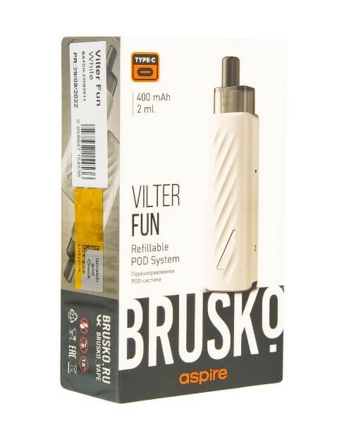 Купить Brusko Vilter Fun 400 mAh 2мл (Серый)