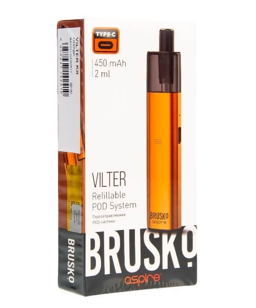 Купить Brusko Vilter 450 mAh 2мл (Оранжевый)